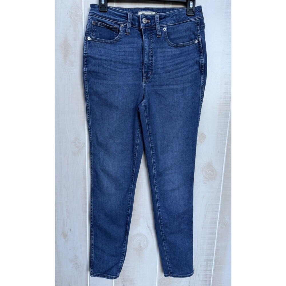 Women’s Madewell Curvy High Rise Skinny Size 27 Medium Wash